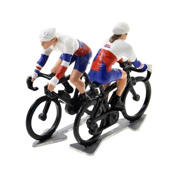 miniature cycliste permanent avec vélo, monde vélo journée concept