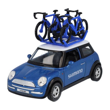 Voitures miniatures - Team car Shimano avec porte-bagage