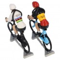 Custom made renner + fiets L - Miniatuur wielrennertjes